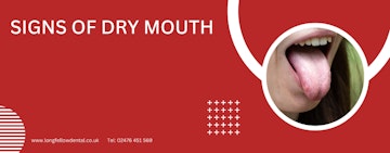 Signs of dry mouth
