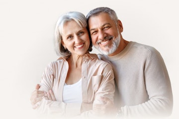 couple with dentures